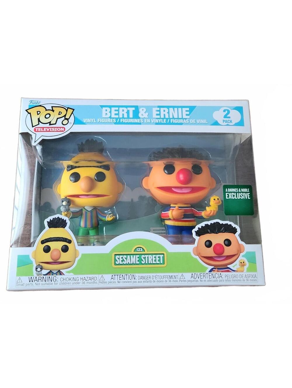 Funko Pop Television Sesame Street Bert & Ernie 2-Pack Vinyl